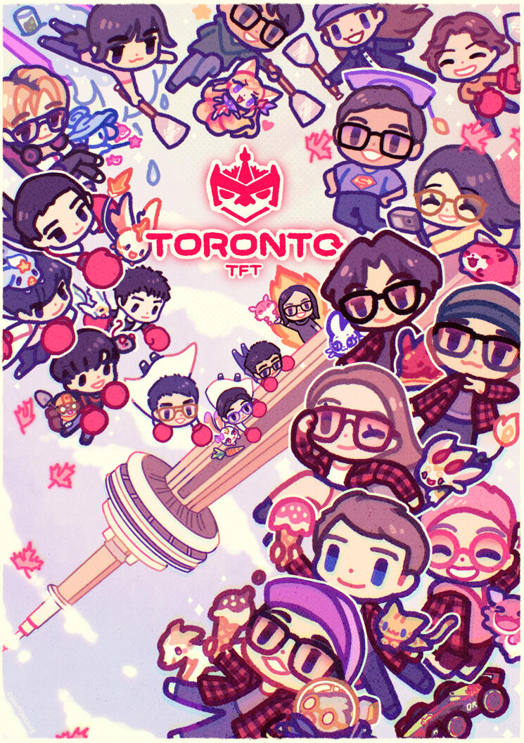 TFT TORONTO Anniversary Illustration