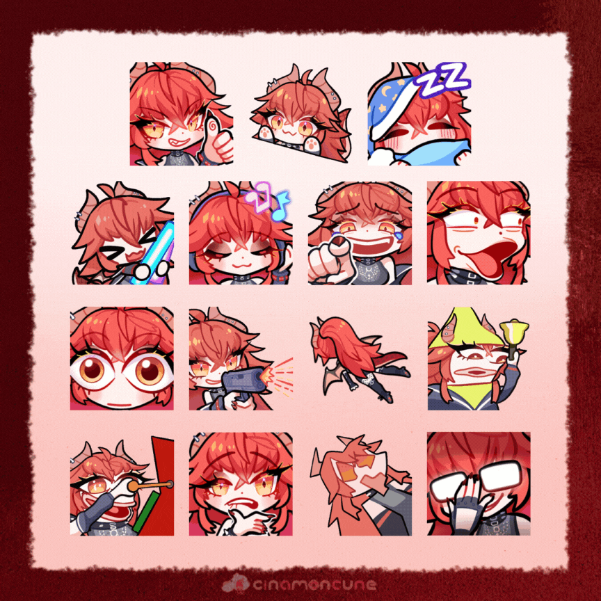 Zentreya VShojo emotes #2 Zentreya VShojo emotes #2